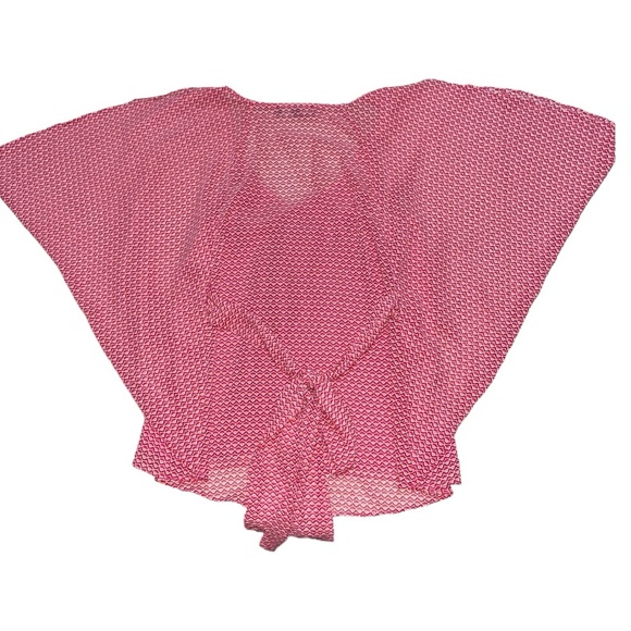 Women's Jessica Simspon Pink/Orange Abstract Sleeveless Top - XS - Picture 5 of 11